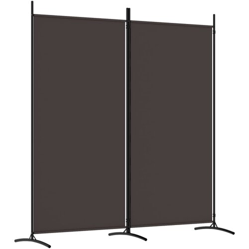 Maison Chic Paravan - Sobne pregrade 2-delni rjav 175x180 cm blago, (22111657) Cene