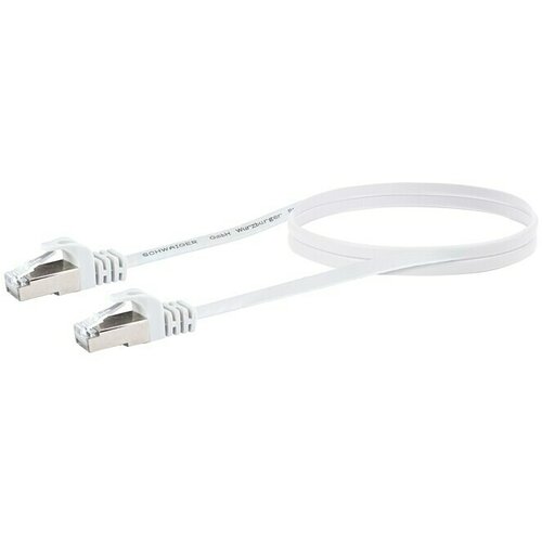 SCHWAIGER Mrežni kabel CAT 6 (Plosnato, Duljina: 1,5 m, RJ45 utikač, Do 1 GBit/s) Cijene