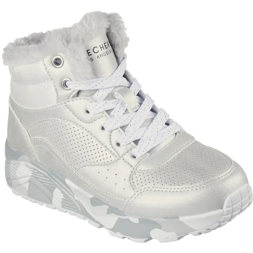 Skechers cipele gležnjače 310485L SLGY UNO LITE - CAMO DAZ Ž srebrna 31