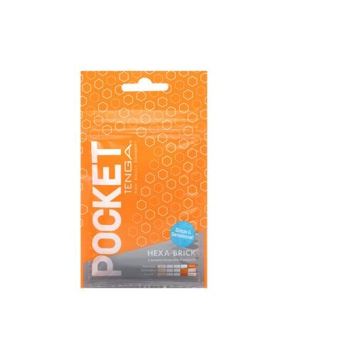 Tenga Masturbator Pocket Stroker Hexa Brick Cene