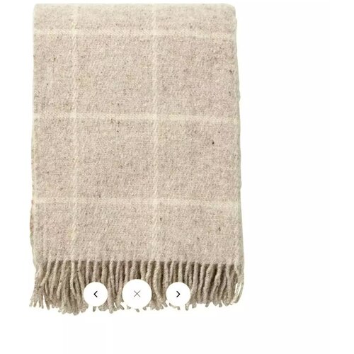 Klippan Vunena deka Vinga Beige Slike