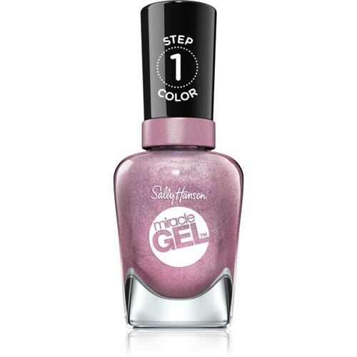 Sally Hansen Miracle Gel&amp;trade; gel lak za nohte brez uporabe UV/LED lučke odtenek 564 Metro Midnight 14,7 ml Slike