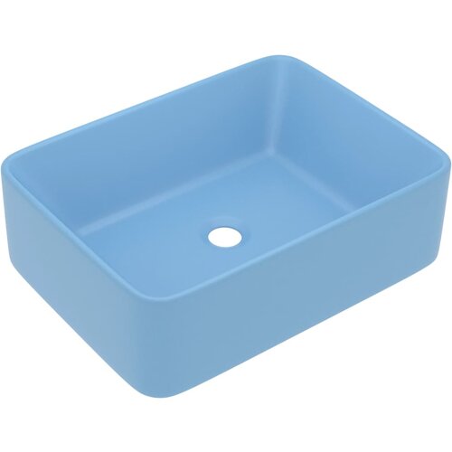 Maison Chic Razkošen Umivalnik - Kopalna umivalnik - Lavabo mat svetlo moder 41x30x12 cm keramičen, (21684572) Cene