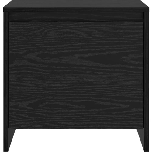 VidaXL Noćni ormar Crni hrast 45 x 34 x 44.5 cm Konstruirano drvo Slike