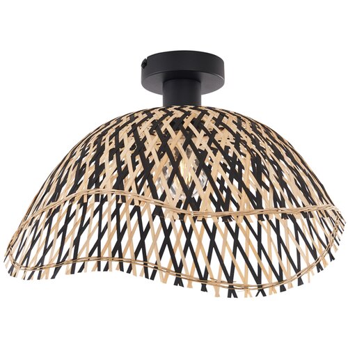 QAZQA Art Deco stropna svetilka črni bambus 40 cm - Alka Cene