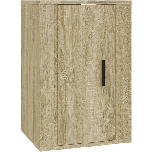 Maison Chic Stenska TV omarica - TV stojalo - Televizijska omarica sonoma hrast 40x34,5x60 cm, (21699625) Slike