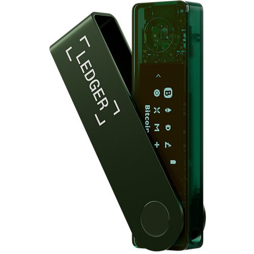 Ledger Nano X, denarnica za Bitcoin in druge kriptovalute, Emerald Green, (21569683) Cene
