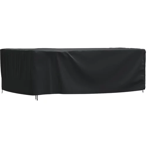 vidaXL Pokrivalo za vrtno pohištvo črno 240x140x90 cm vodoodporno 420D