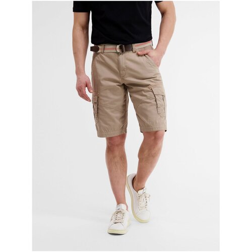 Lerros Beige Mens Shorts with Strap - Men Slike