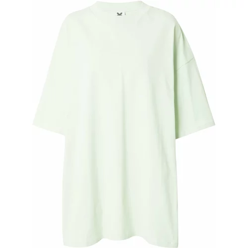 Karo Kauer Široka majica pastelno zelena / svetlo zelena