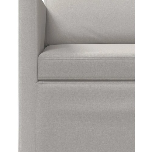  Kauč za dvoje Oblačnosiva 150 x 81 x 82 cm Tkanina - Siva tkanina oblak 140 cm Slike