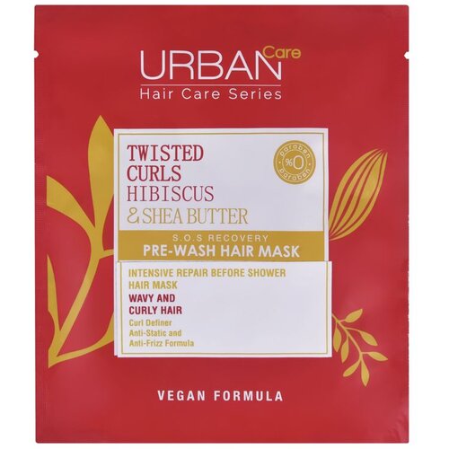 SELEN KOZMETIK urban care maska pre šamponiranja za kovrdžavu kosu hibiskus i šea puter, 50 ml Slike