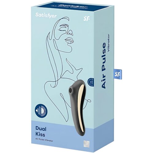 Satisfyer Stimulator - Dual Kiss, crni Slike