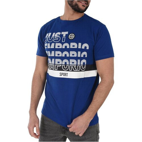 Just Emporio Majice s kratkimi rokavi JE-MELVIM-01 Modra Cene