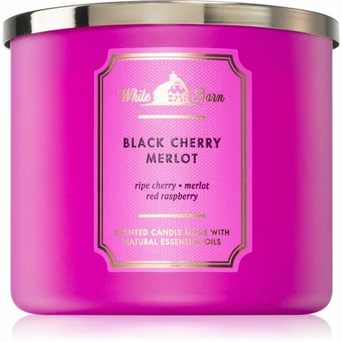 Bath & Body Works Black Cherry Merlot dišeča sveča 411 g