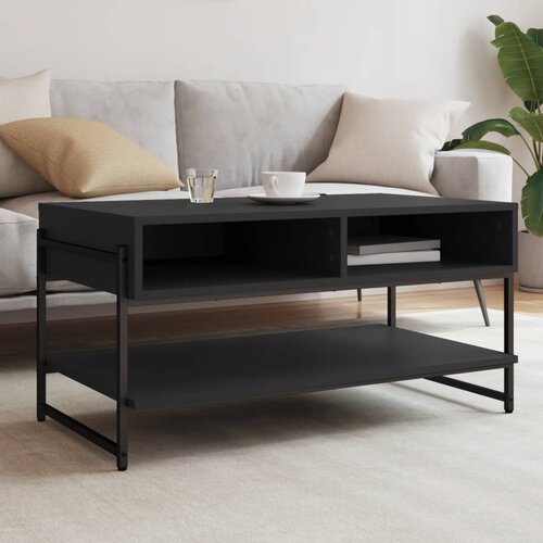Furnova Klubska mizica črna 90x50x45 cm inženirski les, (21914685) Slike