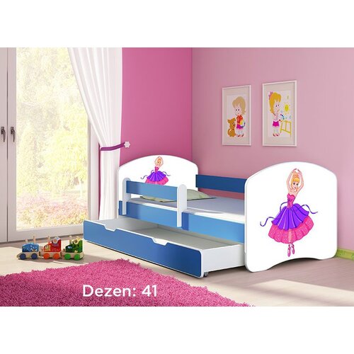 ACMA dečiji krevet ii 180x80 f + dušek 6 cm BLUE41 Cene