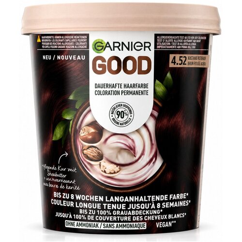 Garnier Barve za lase Gute Permanente Haarfarbe - 4.52 Brun Rouge Cerise Vijolična Slike
