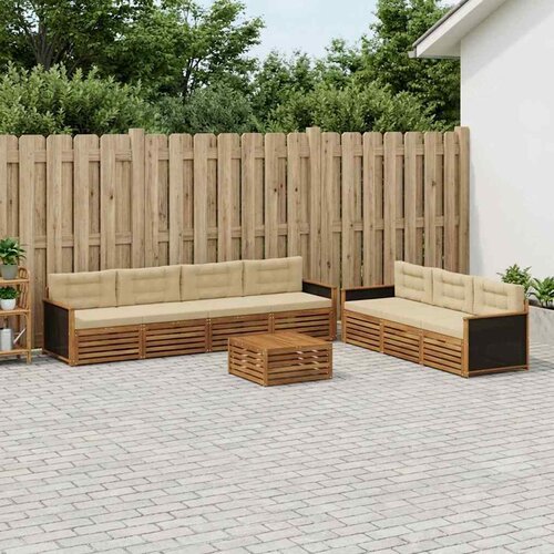  Set vanjskih sofa 8 pcs Prirodna i bež 79 x 79 x 37 cm Cene
