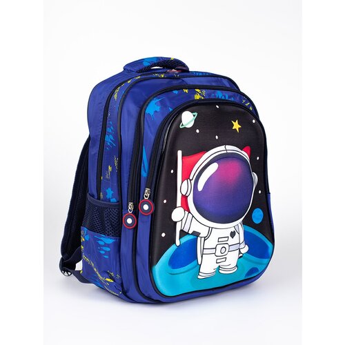 Shelvt Blue Cosmonaut Backpack for Kids Cene
