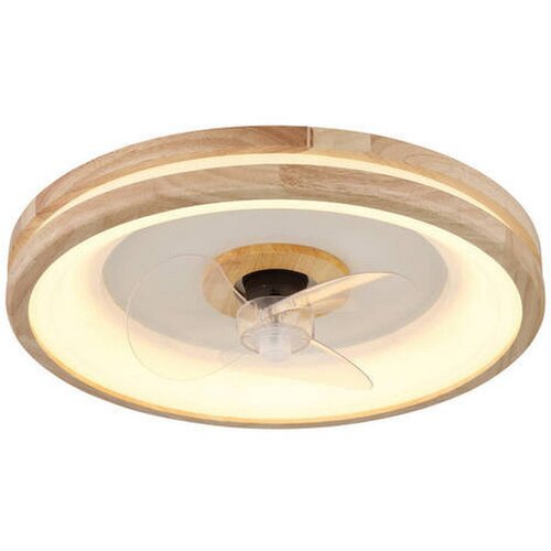 Globo 03650 - LED plafonsko svetlo sa ventilatorom GATIAN LED/30W/230V braon + daljinski upravljač Slike