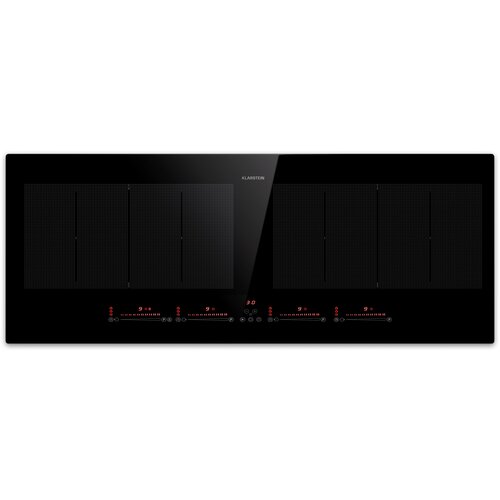 Klarstein Masterzone 90 Slim Flex, indukcijska ploča, maks. 7200 W, ugrađena, 4 zone, 2 Flex zone, ThermoBoost tehnologija, Smart Flex Cijene