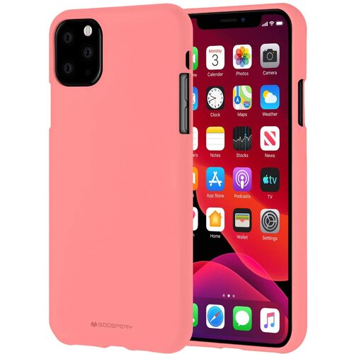  Gumijasti / gel etui Soft Feeling za Apple iPhone 11 Pro Max (6.5&amp;quot;) - roza Slike