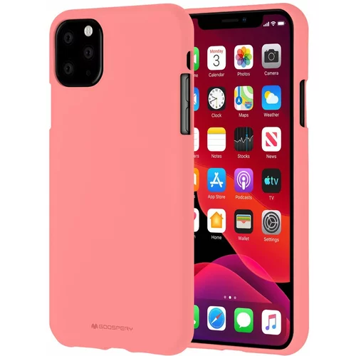  Gumijasti / gel etui Soft Feeling za Apple iPhone 11 Pro Max (6.5") - roza