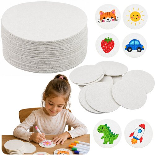  3D Painting Paper DIY Wood Pulp Discs 20 Pcs 6cm Cijene
