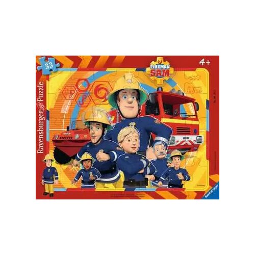 Ravensburger Puzzle - Sestavljanka z okvirjem - Gasilec Samo, 33 delov Cene