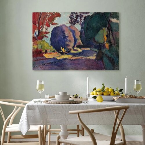  Slika - Henri Matisse &amp;ndash; Luxembourg Gardens 90x60 Akustična Slike