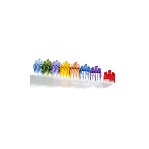  Če&scaron;ljić za ma&scaron;inicu Wahl Pvc Color sa stalkom &ndash; Set 8 kom Cijene