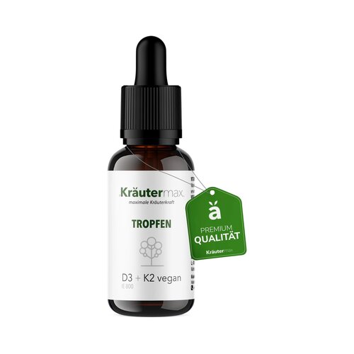 Vitamin D3+K2 veganske kapi - 50 ml Cene