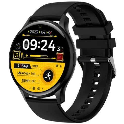 Ksix smartwatch Core, AMOLED 1.43” zaslon, 5 dana aut., Zdravlje i sport, crni