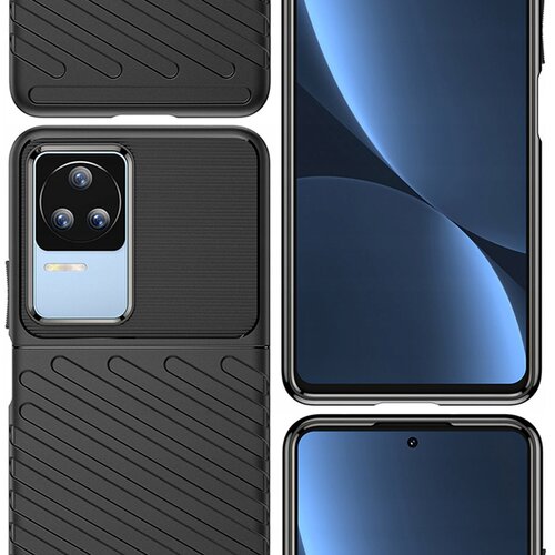 HURTEL THUNDER CASE ETUI OBUDOWA POKROWIEC FUTERAŁ DO XIAOMI POCO F4 5G CZARNE, (21896684) Cene