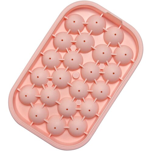 INF Silikonske kroglice za led s pokrovom Pink, (21265732) Cene