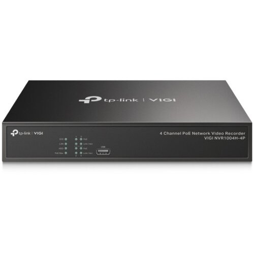 Tp-link VIGI NVR1004H-4P 4 CHANNEL 2xUSB 2.0 HDMI/VGA/LAN Mini PC, video snemalnik Cene