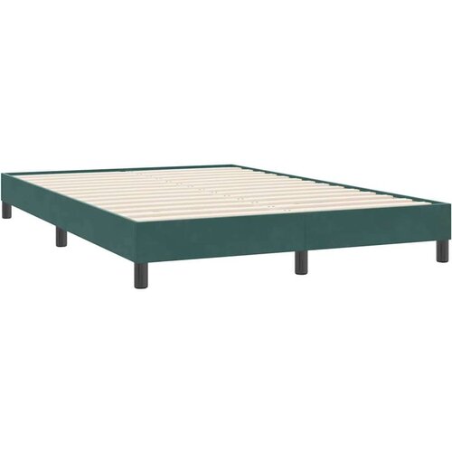  Box Spring krevet s madracem tamno zeleni 160x220 cm bar&amp;scaron;un Slike