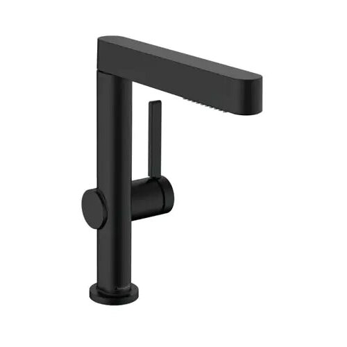 Hansgrohe BATERIJA ZA LAVABO FINORIS SA TU&Scaron;EM 280 mm MATT BLACK Cene