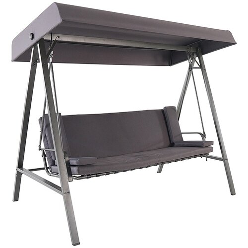 SUNFUN Gugalnica Hollywood Maja (230 x 135 x 188 cm, jeklo in tekstil, antracitne barve) Slike