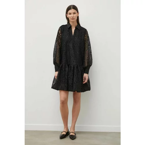 Bruuns Bazaar Obleka AmbrosiaBBAvril dress črna barva, BBW3835