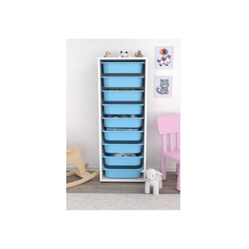 Hanah home vi&amp;scaron;enamenska polica zola 9N white blue Slike