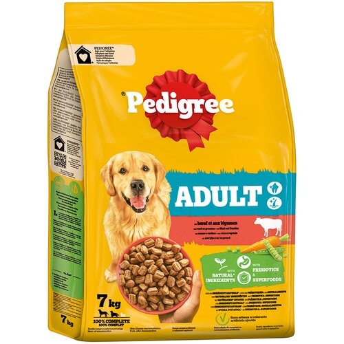 Pedigree Adult z govedino in zelenjavo - 7 kg Cene