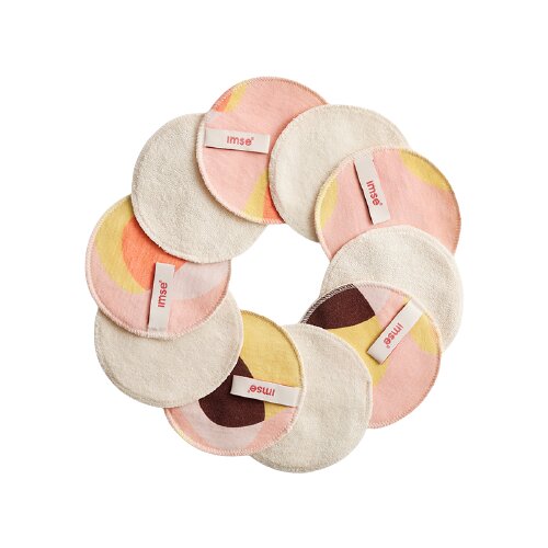 Imse Set čistilnih blazinic - Pink hoop Cene