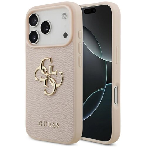 Guess OVITEK Z ZRNATIM VELIKIM 4G KLASIČNIM LOGOM ZA IPHONE 17 PRO ZAŠČITNI, (5000338081) Cene