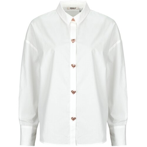Only Srajce & Bluze ONLKIRI BUTTON DETAIL Bela Cene