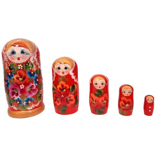  Originalna ruska matrjo&amp;scaron;ka 18 cm, set od 5 kom Slike