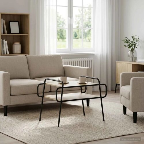  Stolić za kavu Hrast sonoma 70 x 50 x 51 cm Konstruirano drvo - Hrast sonoma 70 x 50 x 51 cm Cijene