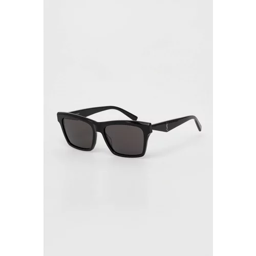 Saint Laurent Sončna očala črna barva