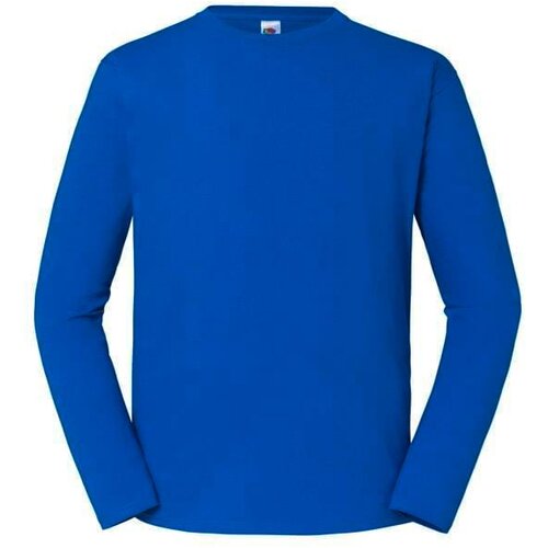 Fruit Of The Loom Blue Men&amp;#039;s T-shirt Iconic 195 Ringspun Premium Slike